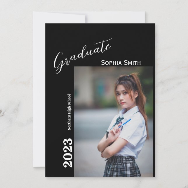 Convite de Festa de formatura Personalizado (Frente)