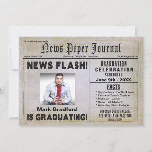 Convite de FESTA DE FORMATURA - Personalizar/Ano/N