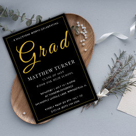 Convite de Festa de Graduação em Ouro Preto Grosse