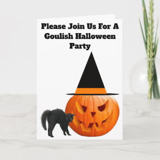 Convite de Festa de Halloween