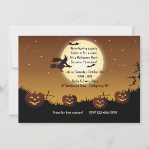Convite de Festa de Halloween
