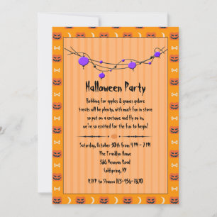 Convite de Festa de Halloween