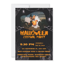 Convite de Festa de Halloween Assustador – Fantasm