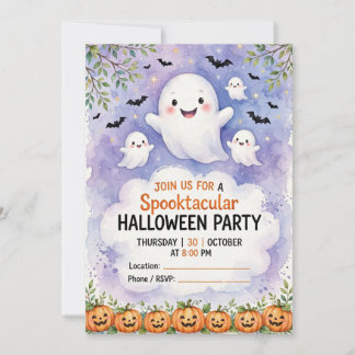 Convite de Festa de Halloween Assustadora