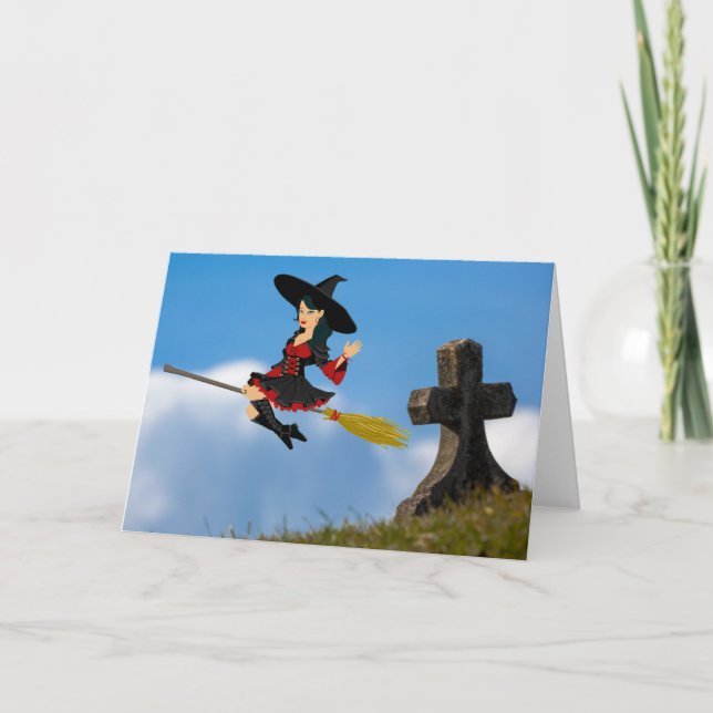 Convite de Festa de Halloween. Cartão (Frente)