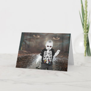 Convite de Festa de Halloween. Cartão
