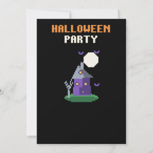 Convite de Festa de Halloween da Casa Assombrada e