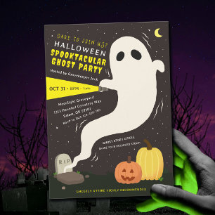 Convite de Festa de Halloween Fantasmagórico
