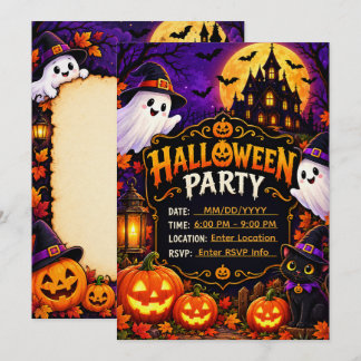 Convite de Festa de Halloween Modelo | Premium Spo