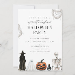 Convite de Festa de Halloween para Adultos Spookta