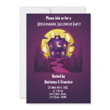 Convite de Festa de Halloween para Aquecimento da