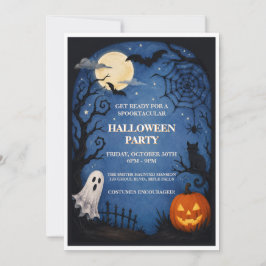 Convite de Festa de Halloween para Crianças