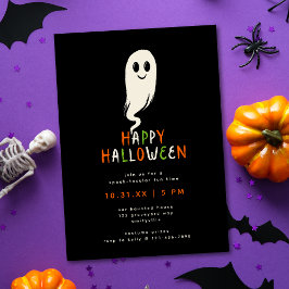 Convite de Festa de Halloween para Crianças Fantas