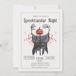 Convite de Festa de Halloween Spooktacular