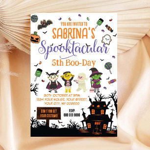 Convite de Festa de Halloween Spooktacular