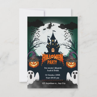 Convite de Festa de Halloween Spooktacular - Assom
