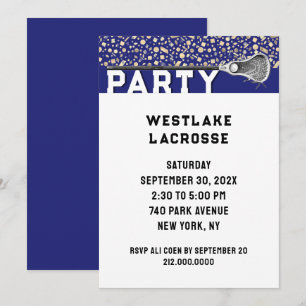 Convite de Festa de Lacrosse