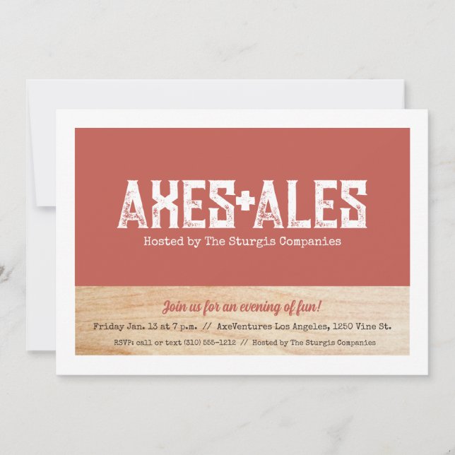 Convite de Festa de Lançamento de Machado (Frente)