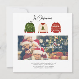 Convite de Festa de Natal Alegre Moderno