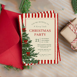 Convite de festa de Natal de férias