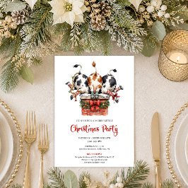 Convite de Festa de Natal Divertido e Engraçado de