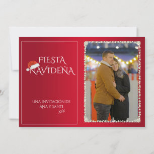 Convite de Festa de Natal Foto Fiesta