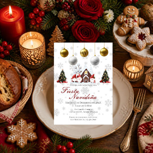Convite de Festa de Natal Posada Navideña