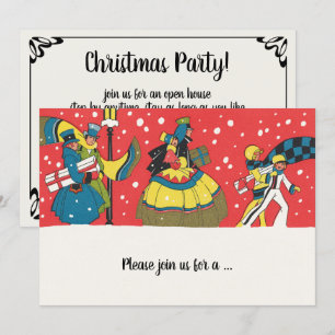 Convite de Festa de Natal Vitoriana Antiga