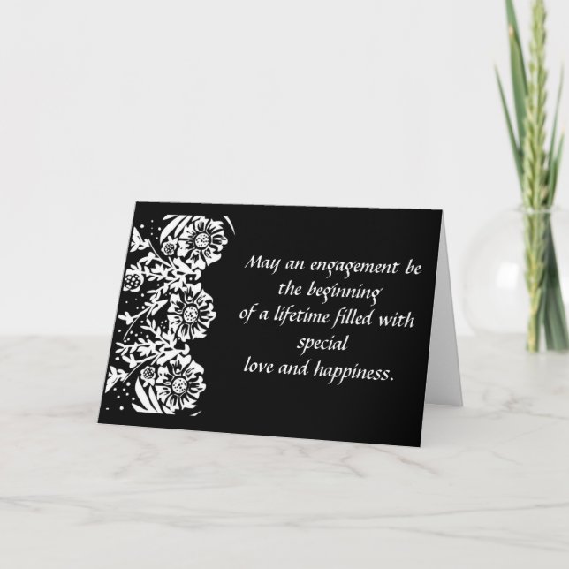 Convite de festa de noivado (Frente)