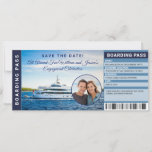 Convite de Festa de noivado de Iate para Embarque<br><div class="desc">Personalize instantaneamente os seus bilhetes de passagem de festa de noivado de iate ou cruzeiro hoje! Basta clicar em "Personalizar" para personalizar o tíquete com suas informações. Adicione a sua foto à frente do convite e insira os detalhes do evento. Adicione detalhes adicionais para os convidados digitando uma nota especial...</div>