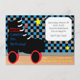 Convite de Festa de Patinação de Patins de Roda pa