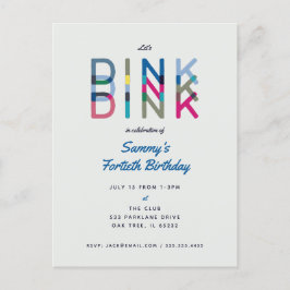 Convite de Festa de Pickleball Esporte Vamos Dink