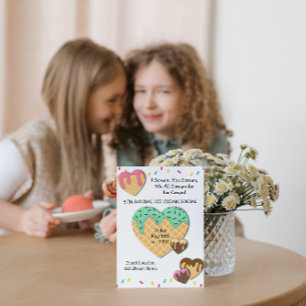 Convite de festa de social de sorvete fofo