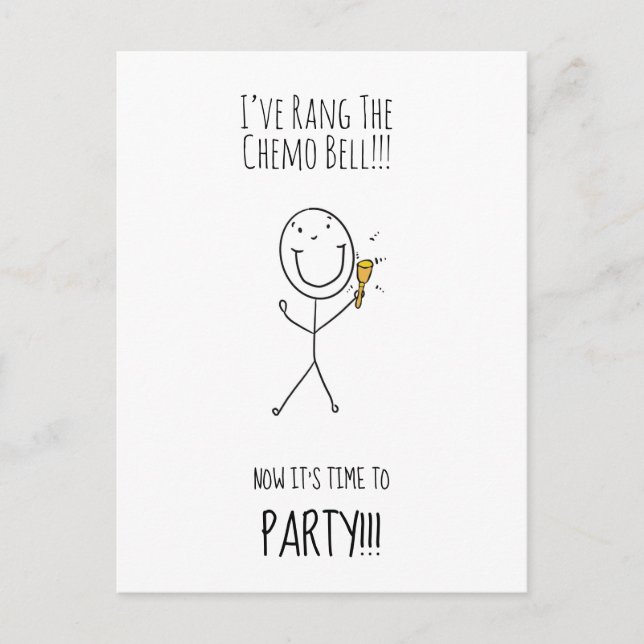 Convite de Festa de Toques do Sino do Quimioterápi (Frente)
