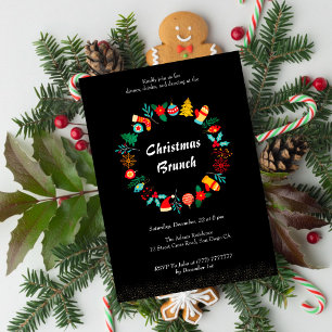 Convite de Festa de Troca de Presentes de Natal