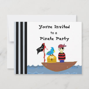 Convite de Festa do Navio Pirata