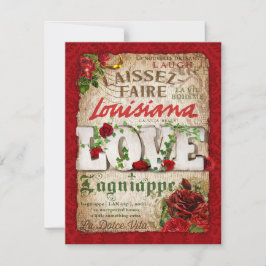 Convite de Festa em Louisiana