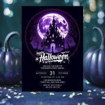 Convite de Festa Feliz Halloween | Casa Assombrada