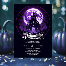 Convite de Festa Feliz Halloween | Casa Assombrada