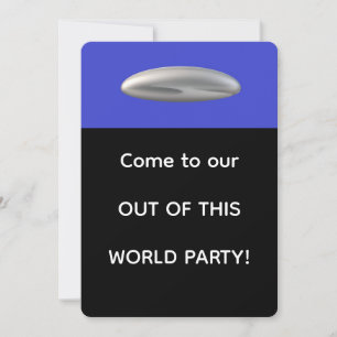 Convite de Festa Fora deste Mundo