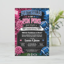 Convite de Festa 'Futebol ou Pom Poms', Revelação