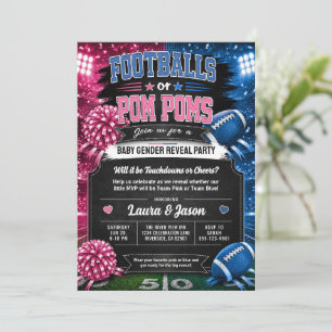 Convite de Festa 'Futebol ou Pom Poms', Revelação