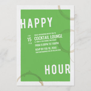 Convite de Festa Happy Hour