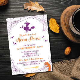 Convite de Festa Hocus Pocus
