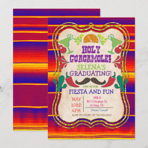 Convite de Festa Mexicana de Formatura