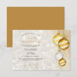 convite de festa natalícia decorativa elegante