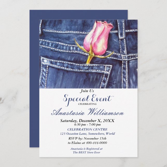 CONVITE DE FESTA NOTURNA (Frente/Verso)