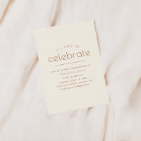 Convite de Festa para Celebrar