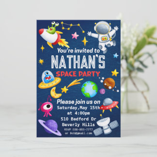 Convite de Festa para Espaço Editável