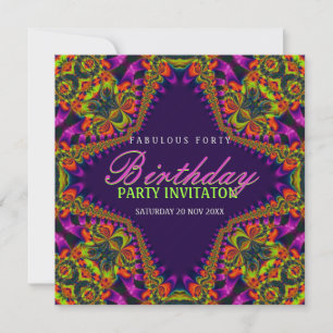 Convite de festa para evento divertido e fabuloso